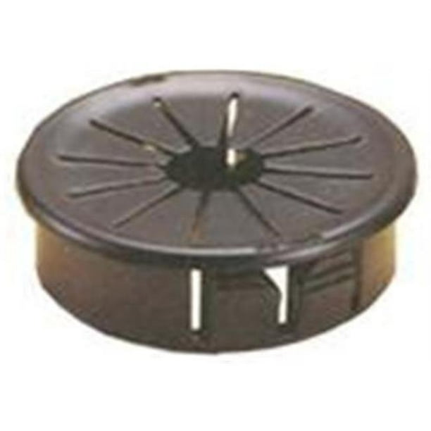 .81-Inch 10-Pack Morris 22346 Snap Bushings with Shutters Black